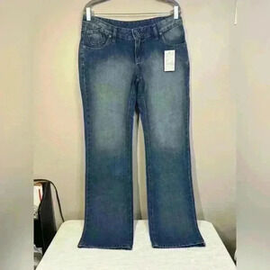 NWT vintage Y2K Zoomp low rise Brazilian booty Y2K jeans size 44 or US 10